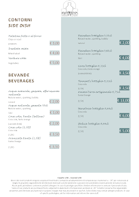 Porto Adriano à San Cataldo menu