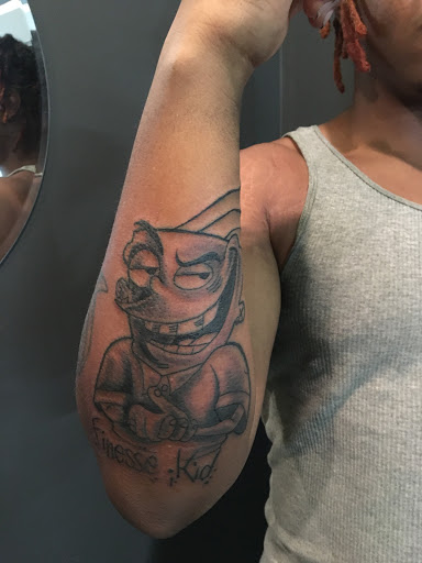 Explore chemistry tattoo ideas, creative tattoo ideas in Atlanta, available at Iron Palm Tattoos & Body Piercing Atlanta