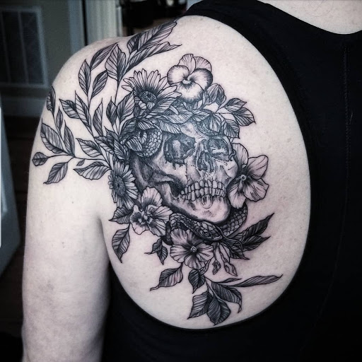 Explore tattoo ideas arm sleeve, creative tattoo ideas in Asheboro, available at Wonderland Tattoo