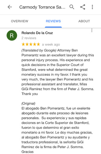Personal Injury Attorney «Law offices of Peter J. Somma, Jr., Lawrence T. Somma», reviews and photos
