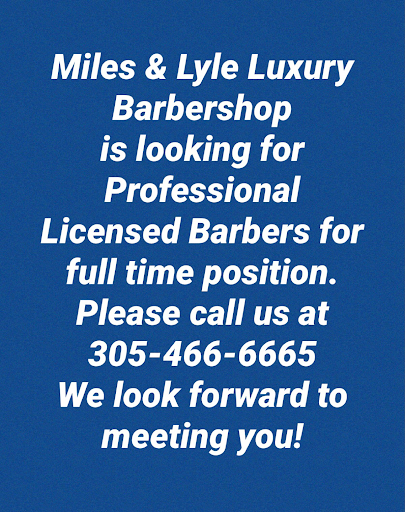 Barber Shop «Miles & Lyle Luxury Barbershop», reviews and photos, 19044 NE 29th Ave, Aventura, FL 33180, USA