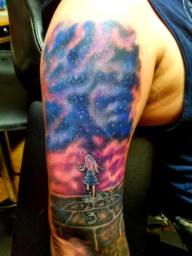 Explore tattoo ideas for police, creative tattoo ideas in Conway, available at Primal Urge Tattoos