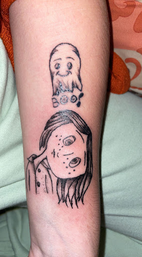 Explore disney tattoo sleeve ideas, creative tattoo ideas in Lockport, available at Famous Tattoos by Pinhead