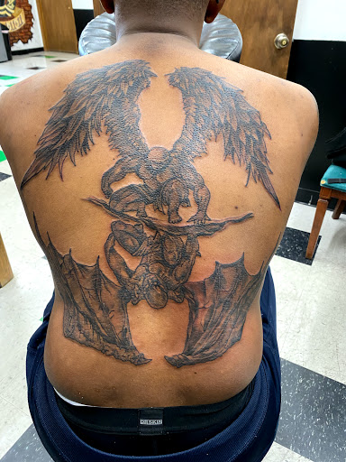 Explore fineline tattoo ideas, creative tattoo ideas in Lawton, available at Impact Ink Tattoo Studios