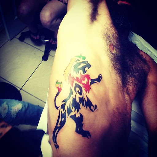 Explore simple thigh tattoo ideas, creative tattoo ideas in Lake Mary, available at Balinese Tattoo USA
