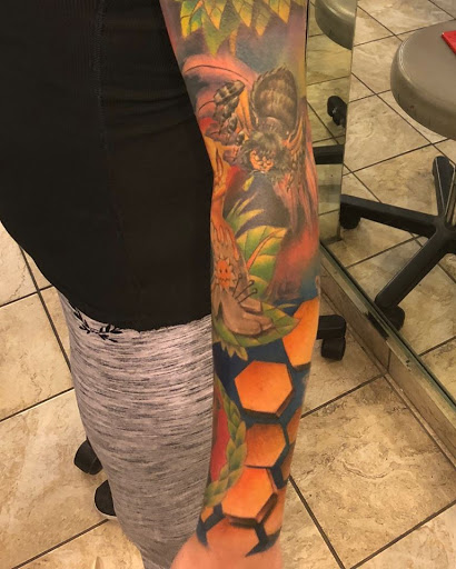 Explore ronin tattoo ideas, creative tattoo ideas in Amarillo, available at Music Box Body Art Studio