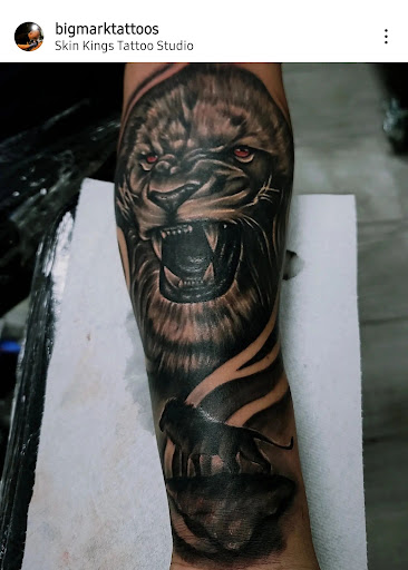 Explore dark angel tattoo ideas, creative tattoo ideas in Bakersfield, available at Skin Kings Tattoo