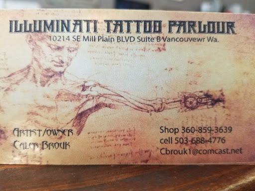 Tattoo Shop «Illuminati Tattoo Parlor», reviews and photos, 10214 SE Mill Plain Blvd Suite B, Vancouver, WA 98664, USA