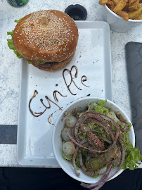 Hamburger végétarien du Restaurant de hamburgers Burger savoyard Chez Toto Saint Jean d'Aulps - n°13