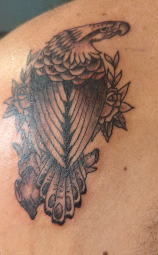 Explore small witch tattoo ideas, creative tattoo ideas in Osage Beach, available at Lake Ozark Tattoo and Hair Studio