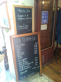 Carte du Restaurant La Terrasse Panoramique St Paul de Vence à Saint-Paul-de-Vence