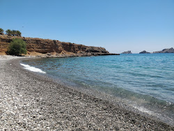 Ligia Lakos beach'in fotoğrafı çok temiz temizlik seviyesi ile