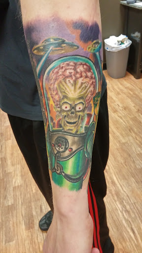 Explore forarm tattoo ideas, creative tattoo ideas in Channahon, available at Supersauce Tattoo Company