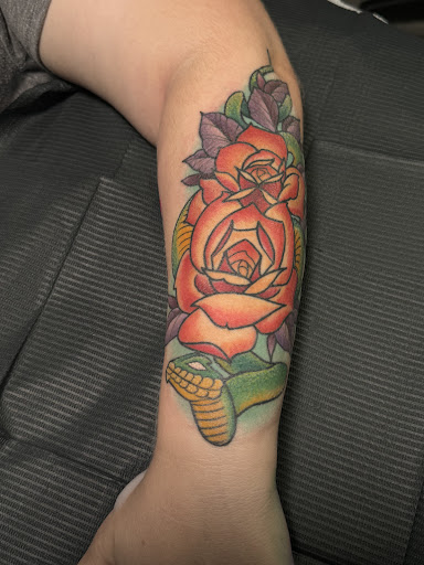 Explore feminine arm tattoo ideas, creative tattoo ideas in Norco, available at Live Canvas Tattoo Parlour