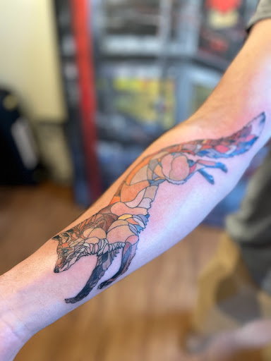 Explore astronaut tattoo ideas, creative tattoo ideas in Seattle, available at Seattle Ink & Oil