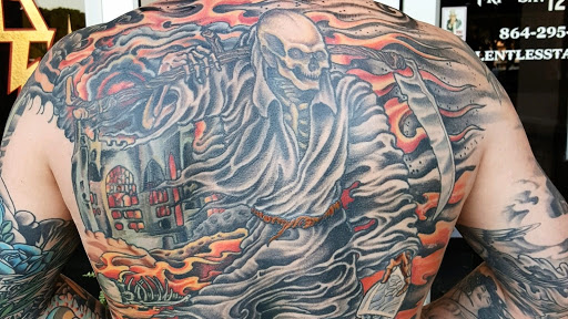 Relentless Tattoo, 34 Halter Dr, Piedmont, SC 29673, USA, 