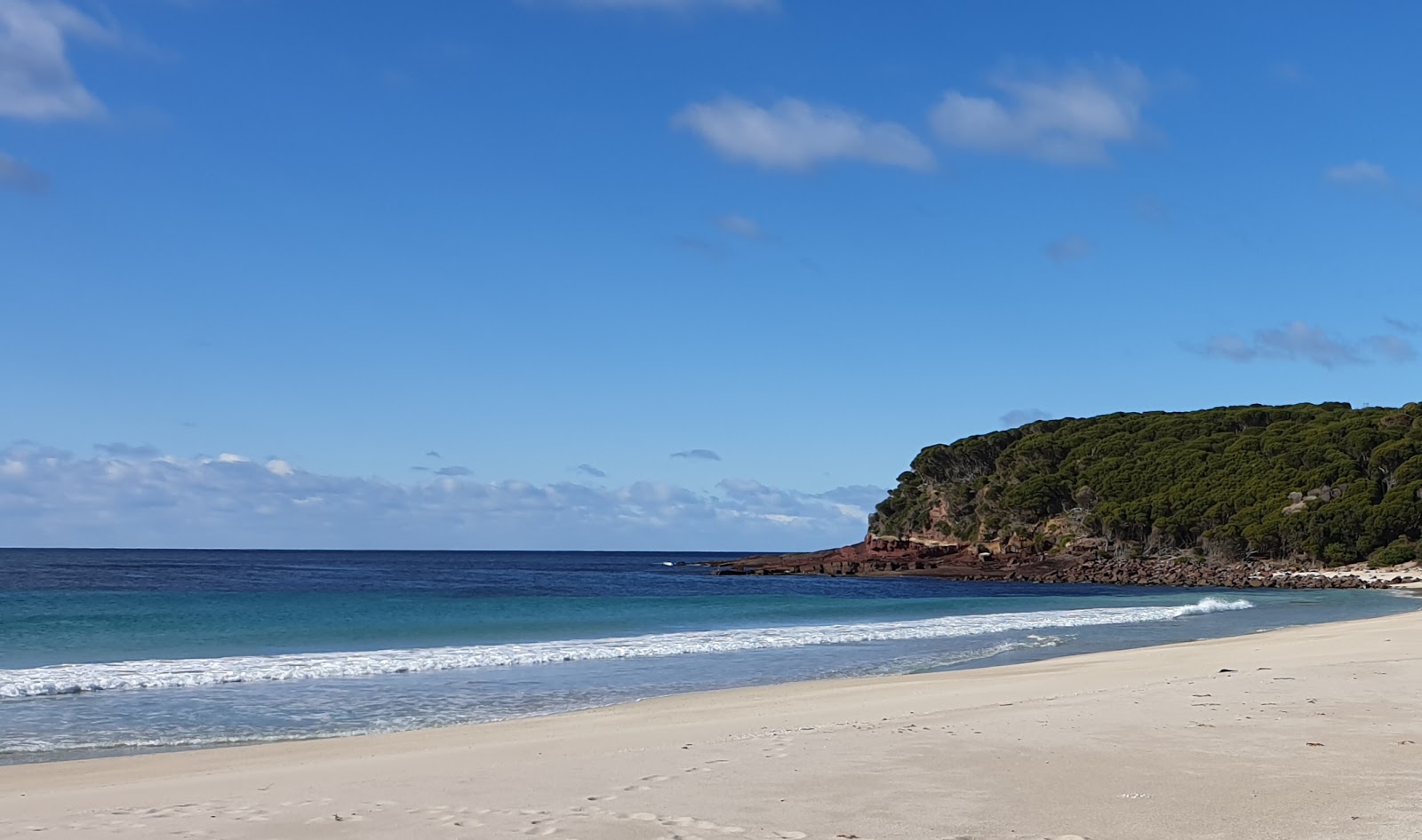 Photo of Saltwater Creek Beach with bright fine sand surface