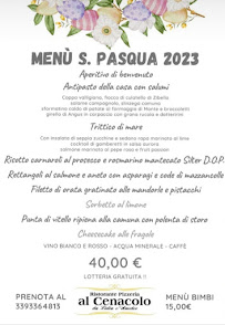 Restaurant Al Cenacolo Restaurant à Niardo (la carte)