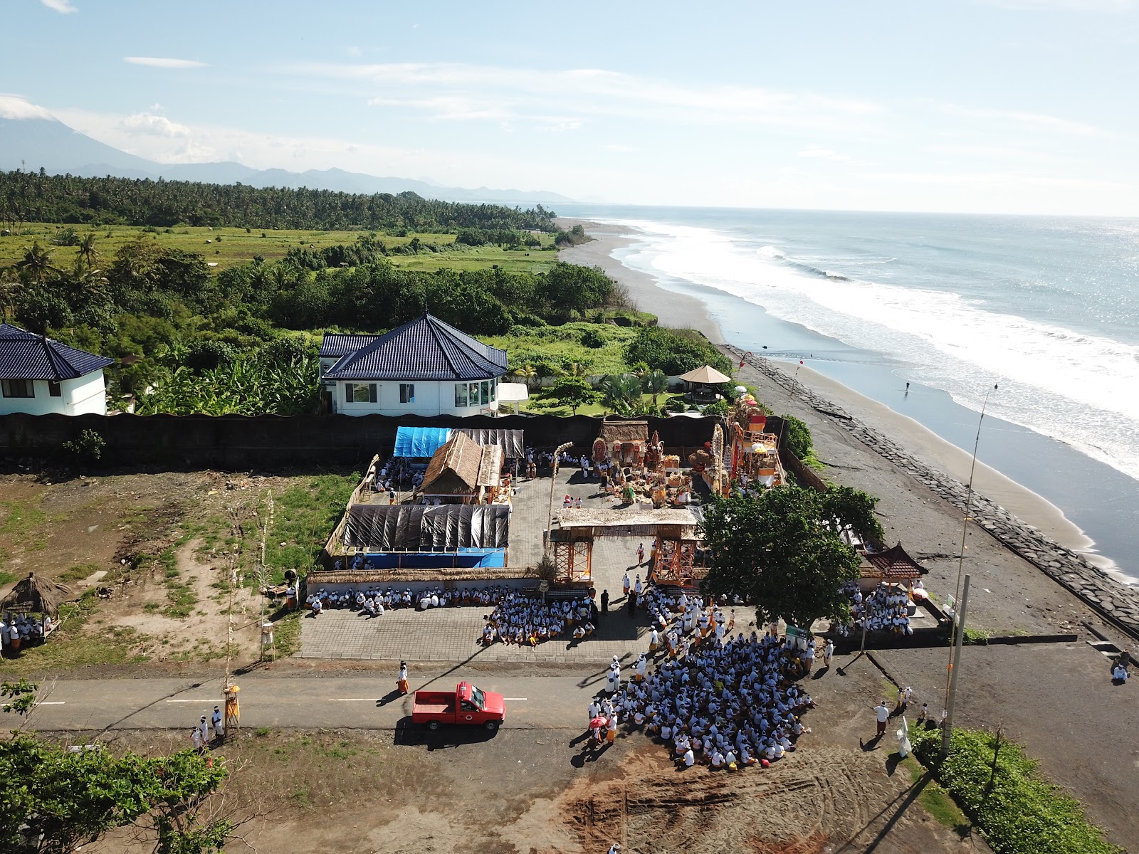 Photo de Purnama Beach zone des équipements