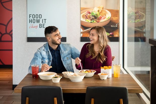 Roti Mediterranean Bowls. Salads. Pitas. 55402