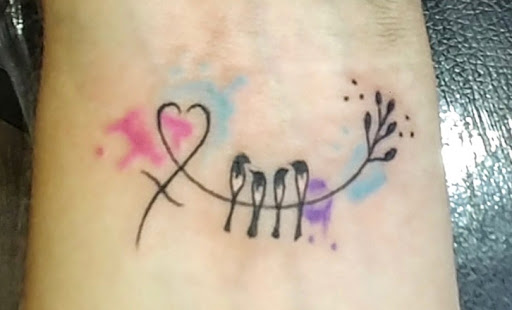 Explore gps coordinates tattoo ideas, creative tattoo ideas in Crossville, available at Paragon Tattoos & Piercing