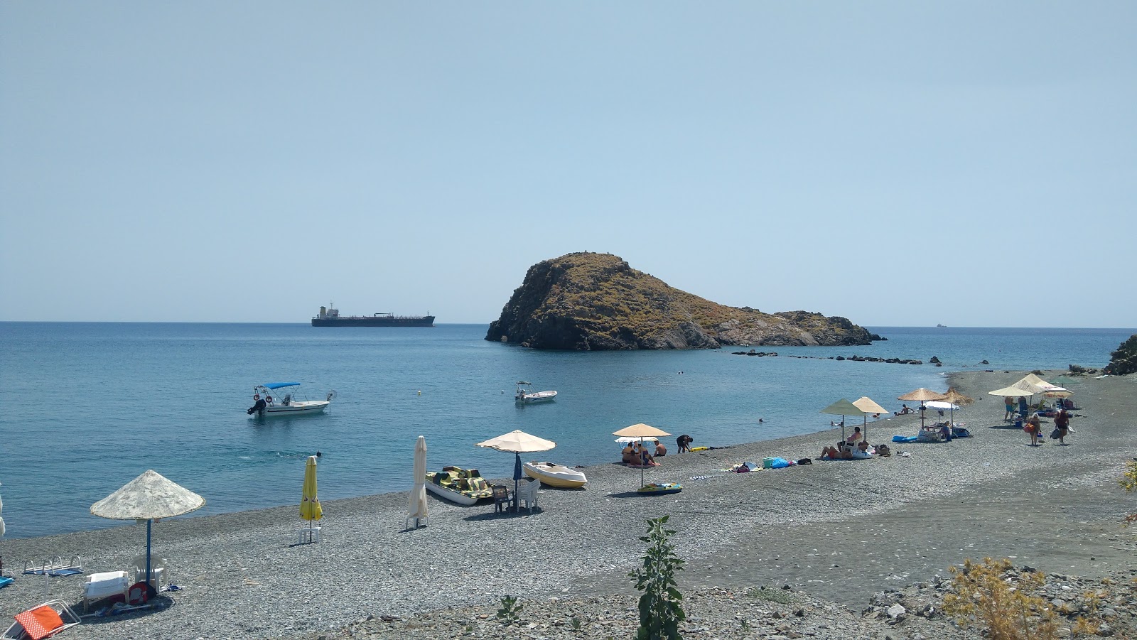 Chrysostomos beach的照片 具有非常干净级别的清洁度