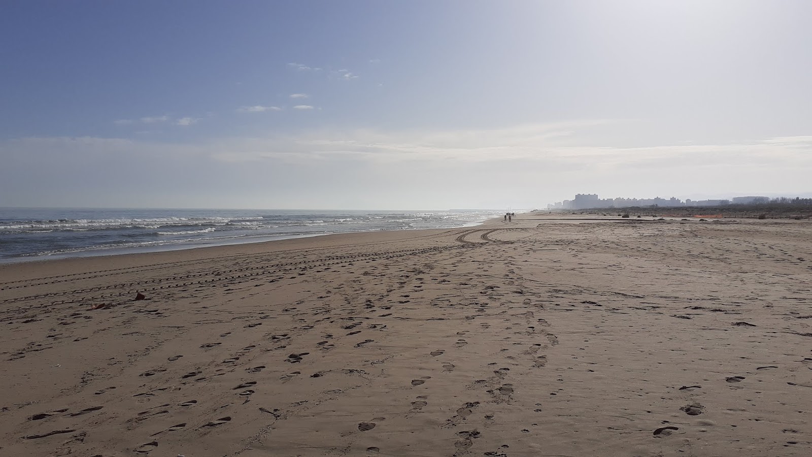 Zdjęcie Plaża Xeraco z powierzchnią zielona woda