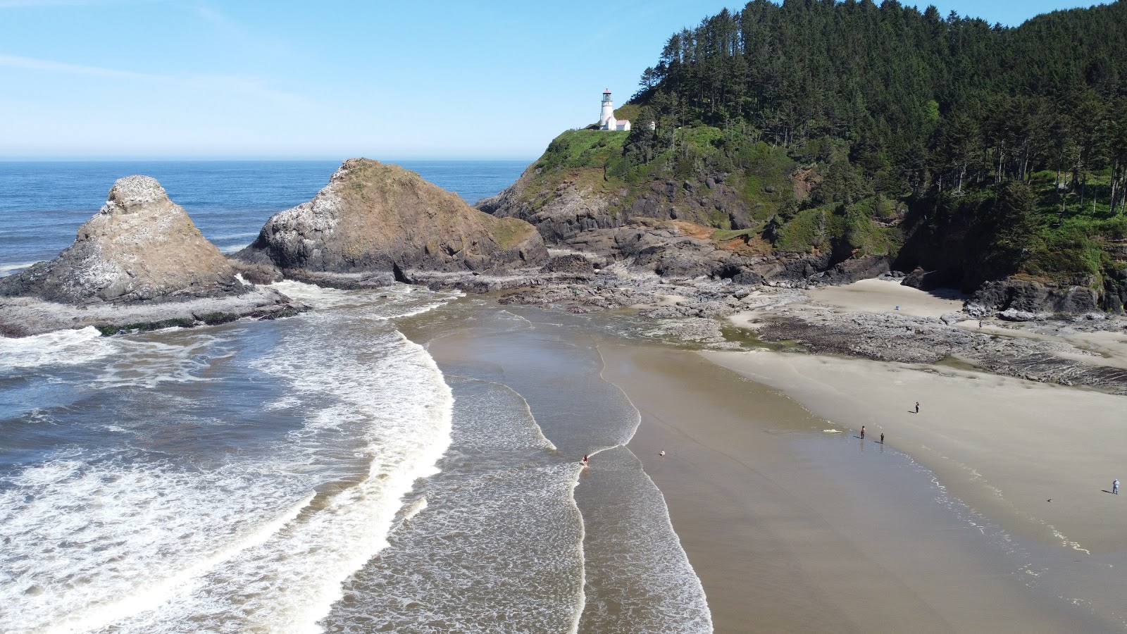 Photo of Heceta Head Beach with blue water surface