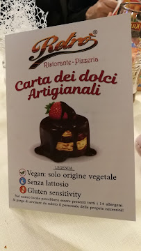 Restaurant Ristorante Retrò à Osio Sopra (le menu)