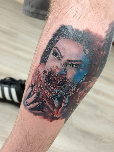 Explore good full sleeve tattoo ideas, creative tattoo ideas in Monroe, available at The Chapel