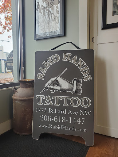 Tattoo Shop «Rabid Hands Tattoo Studio», reviews and photos, 4775 Ballard Ave NW, Seattle, WA 98107, USA