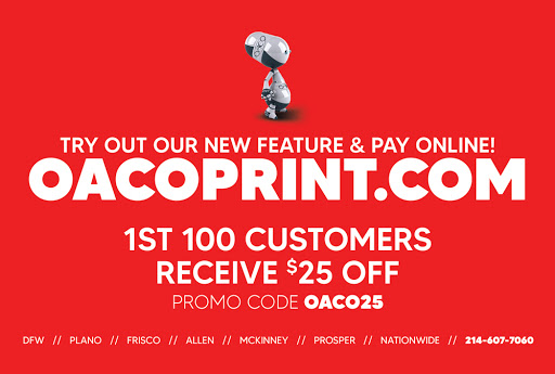 Print Shop «Oaco Print», reviews and photos, 1700 Commerce St # 406, Dallas, TX 75201, USA