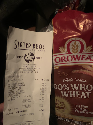 Supermarket «Stater Bros. Markets», reviews and photos, 11085 Warner Ave, Fountain Valley, CA 92708, USA