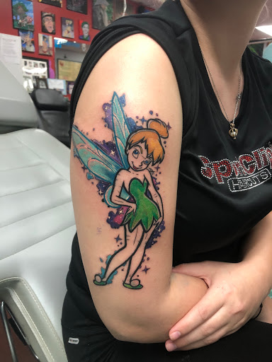 Explore elbow ditch tattoo ideas, creative tattoo ideas in Largo, available at Alchemy Tattoos and Body Piercings