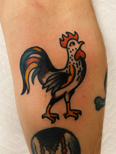 Explore clock tattoo idea, creative tattoo ideas in Concord, available at Sterling Tattoo Club