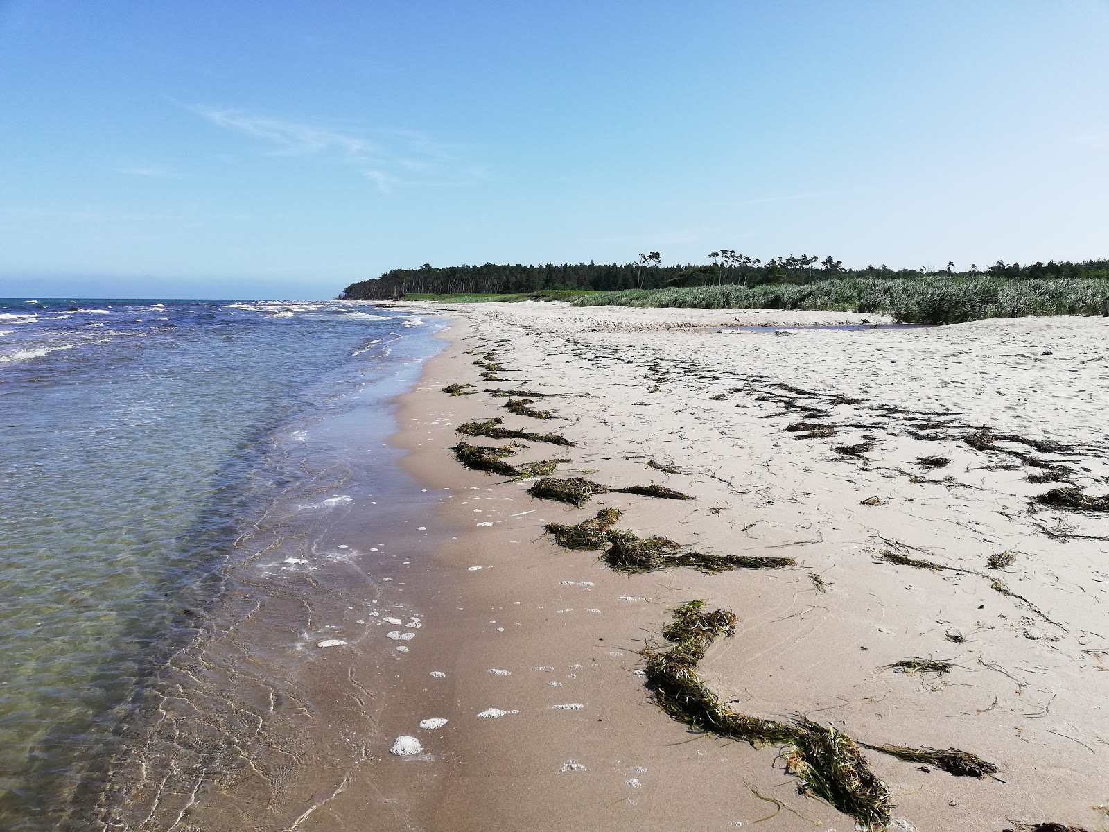 Foto von Müllerweg Strand mit lange, gerade küste