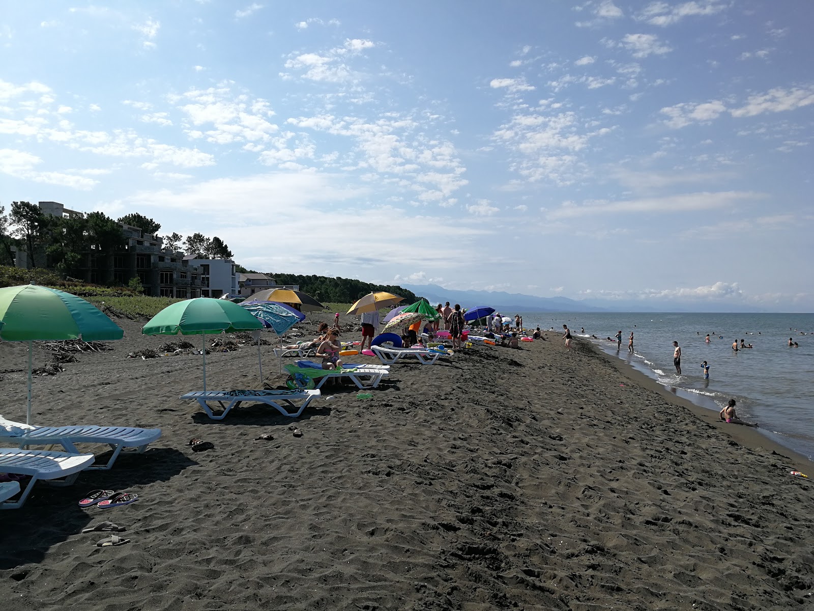 Photo of Shekvetili beach with long straight shore