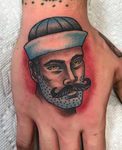 Explore men hand tattoo ideas, creative tattoo ideas in San Diego, available at Remington Tattoo Parlor