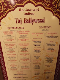 Taj Bollywood à Palaiseau carte