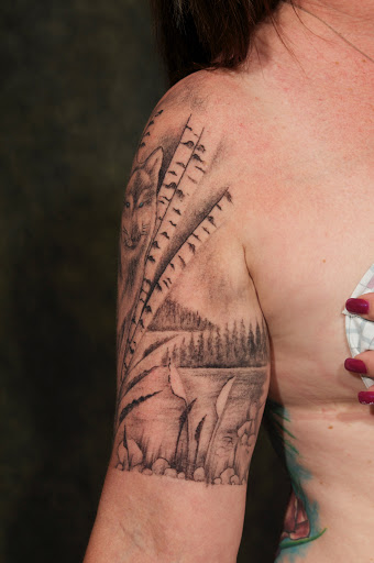 Explore buttocks tattoo ideas, creative tattoo ideas in Reno, available at Stingray Tattoo supplies