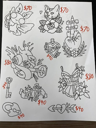 Explore cover up shoulder tattoo ideas, creative tattoo ideas in Slippery Rock, available at Dinky Dachshund Tattoo Parlor