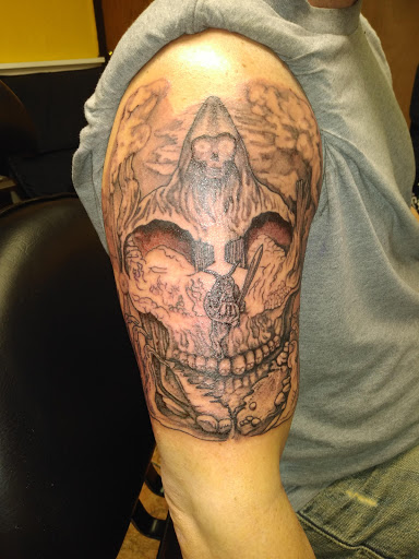 Explore small angel tattoo ideas, creative tattoo ideas in Pittsburgh, available at Southside Tattoo & Body Piercing