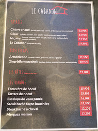 Menu / carte de Restaurant le cabanon à Marseille