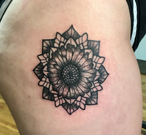 Explore frog tattoo ideas, creative tattoo ideas in Raleigh, available at Conspiracy Ink Tattoos