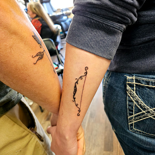 Explore top of foot tattoo ideas, creative tattoo ideas in Traverse City, available at Pinups & Needles