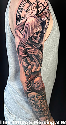 Explore world traveler tattoo ideas, creative tattoo ideas in Ozone Park, available at Rebel Ink Tattoo & Piercing
