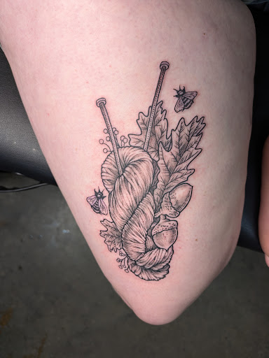 Explore patchwork ideas tattoos, creative tattoo ideas in Mauldin, available at Main Street Tattoo