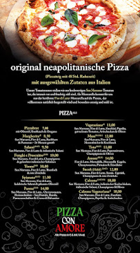 Menu du Pizza con Amore à Mainz