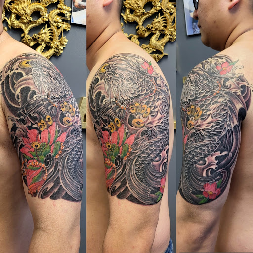 Explore michigan football tattoo ideas, creative tattoo ideas in Seattle, available at Dragon Tattoo