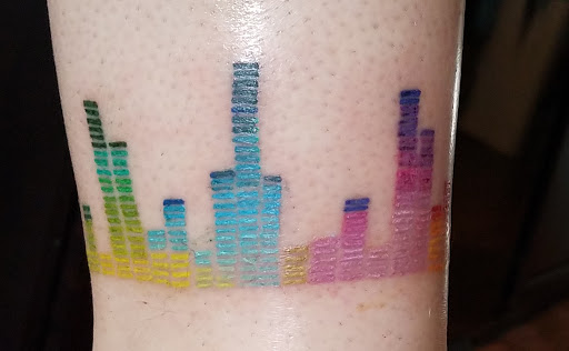 Explore sunscreen tattoo ideas, creative tattoo ideas in Houston, available at Rose & Dagger Tattoo